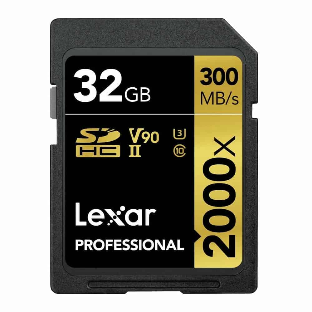 (image for) Lexar Professional 2000x SDHC UHS-II Card GOLD Series 32GB